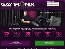 Tablet Screenshot of gaytronix.com